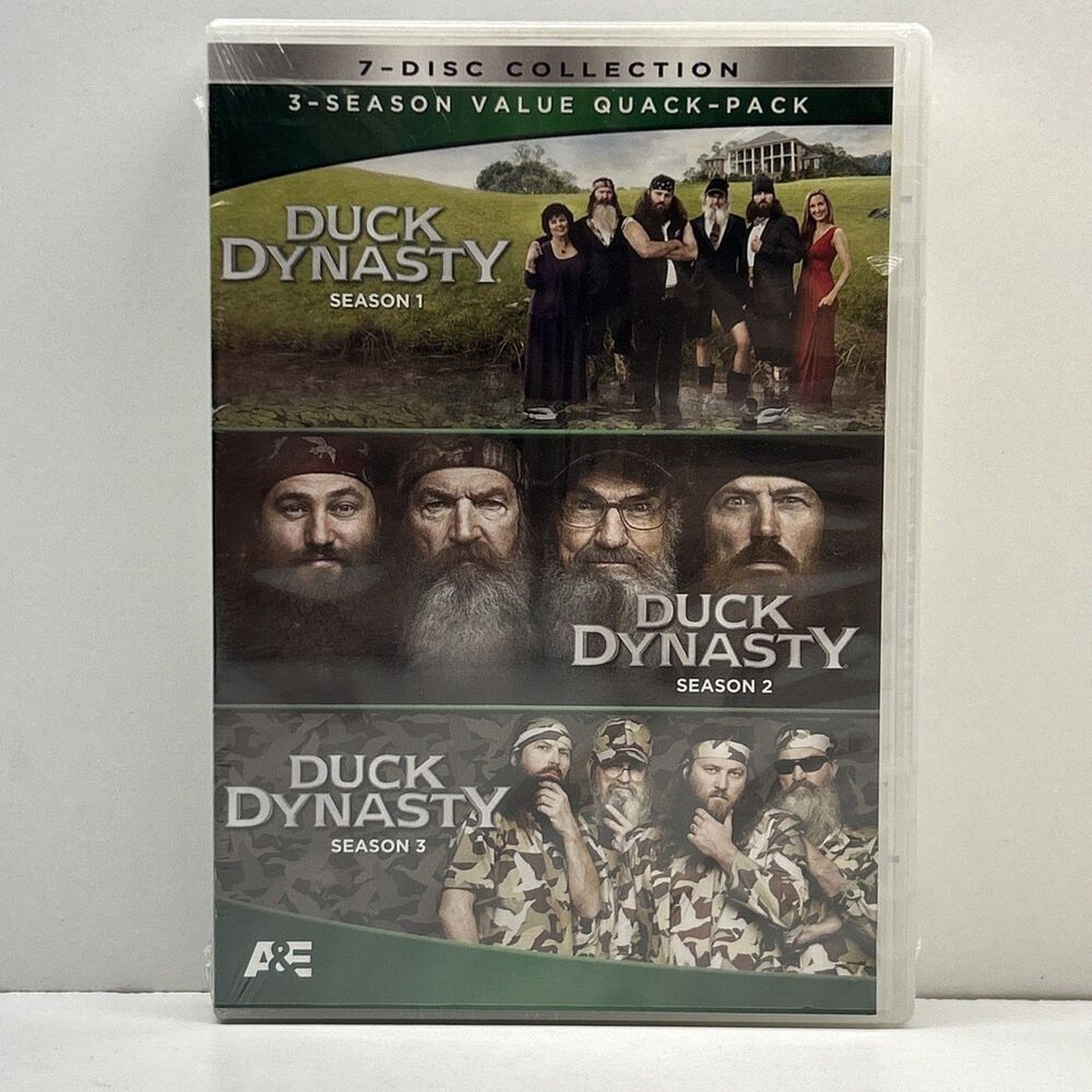 Duck Dynasty Seasons Tv Funny‎ All 1- 3 DVD NEW/SEALED